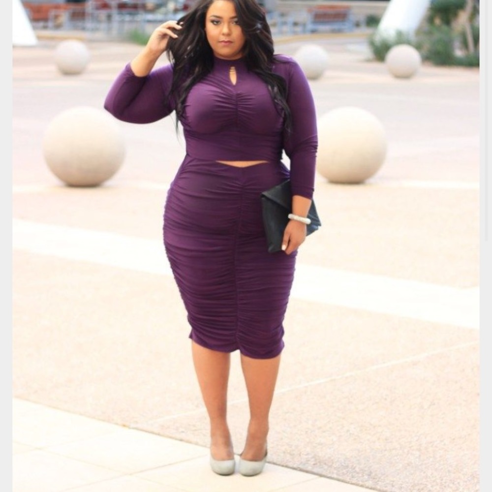 Fashion to Figure ruched pencil skirt - Size 0X